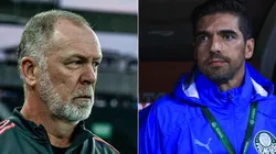 Foto: Thiago Ribeiro/ Marcello Zambrana/AGIF | Mano Menezes e Abel Ferreira