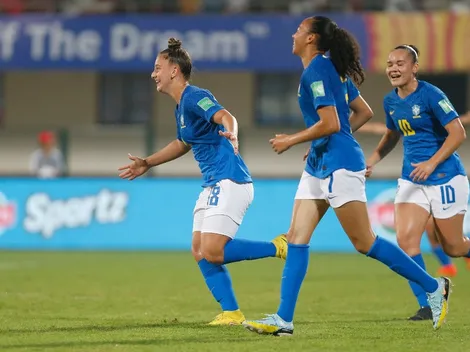 Seleção Brasileira amassa a Índia e garante vaga nas quartas de final da Copa do Mundo Feminina Sub-17