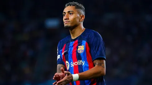 Eric Alonso / Correspondente / Getty Images - Raphinha no Barça.