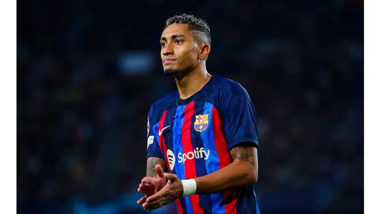 Eric Alonso / Correspondente / Getty Images - Raphinha no Barça.