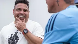 Foto: Flickr oficial do Cruzeiro - Ronaldo durante treino na Toca da Raposa.