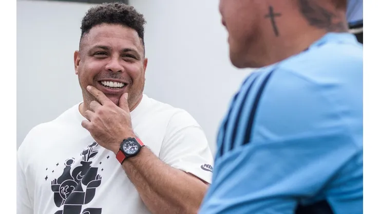 Foto: Flickr oficial do Cruzeiro - Ronaldo durante treino na Toca da Raposa.