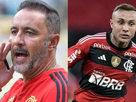 Vítor Pereira define futuro de Cebolinha no Flamengo e Grêmio é comunicado