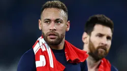 Foto: Clive Rose/Getty Images - Neymar e Messi foram titulares e pouco conseguiram fazer.