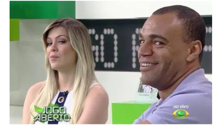 Renata Fan e Denílson elogiaram craque do São Paulo - Foto: Jogo Aberto/TV Bandeirantes