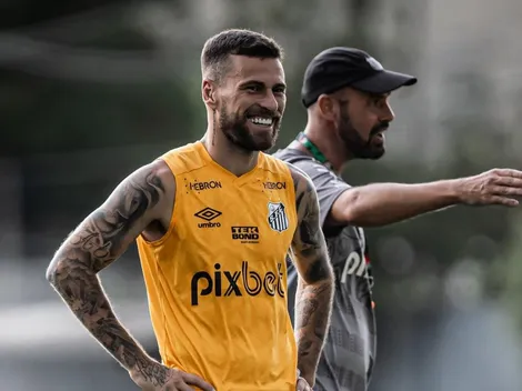 Lucas Lima chama atenção nos treinos e bastidores do Peixe 'vazam'