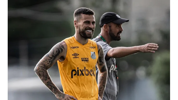 Foto: Raul Baretta/ Santos FC - Lucas Lima deve ter uma oportunidade entre os 11 iniciais.