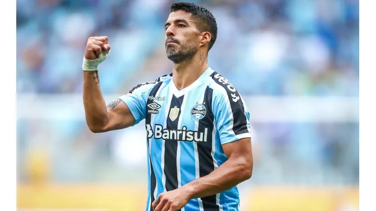 Foto: Lucas Uebel/Grêmio/Divulgação - Luis Suárez: centroavante está em alta no Grêmio