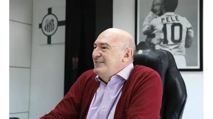 Rueda, presidente do Santos - Foto: Pedro E.G. Azevedo/Santos FC