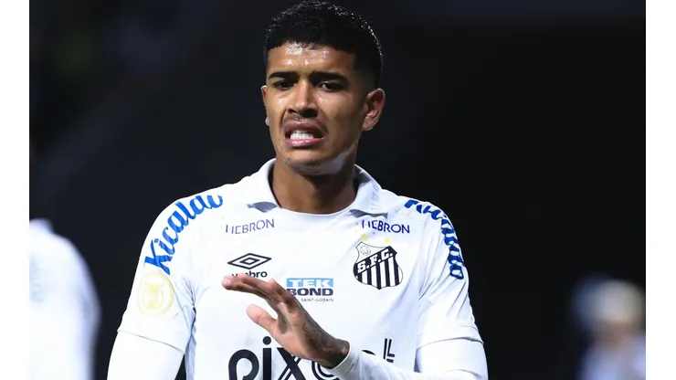 Santos não quer manter Lucas Barbosa - Foto: Ettore Chiereguini/AGIF.