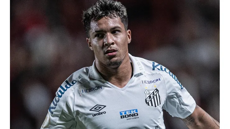 Heber Gomes/AGIF - Marcos Leonardo, atacante do Santos