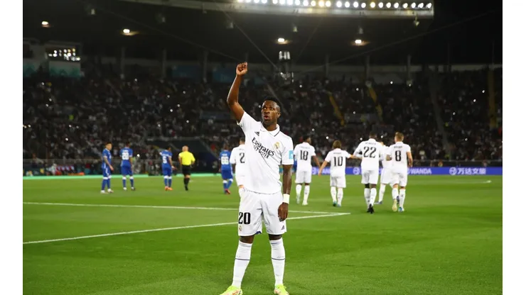 Foto: Michael Steele/Getty Images - Vinícius Júnior deixou sua marca na conquista do Real Madrid