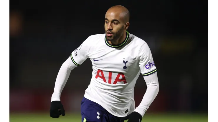 Foto: Alex Pantling/Getty Images - Lucas Moura quase não atuou na atual temporada.