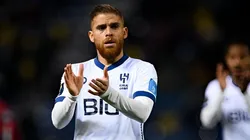 Cuéllar em ação pelo Al Hilal — Foto: Marcio Machado/Getty Images