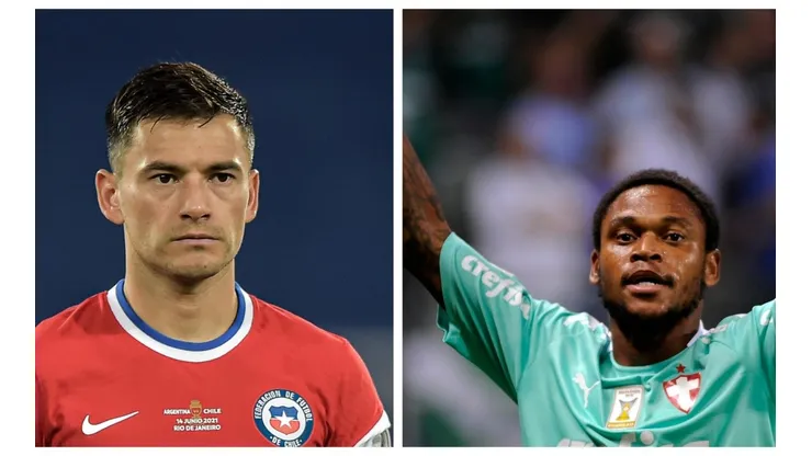Thiago Ribeiro/AGIF e Alan Morici/AGIF - Aránguiz e Luis Adriano, novos reforços do Inter.
