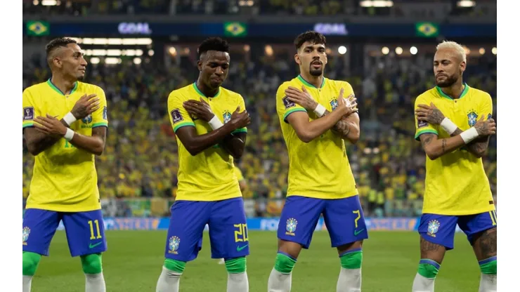Foto: Pedro Martins/AGIF - Raphinha, Vinícius Júnior, Lucas Paquetá e Neymar