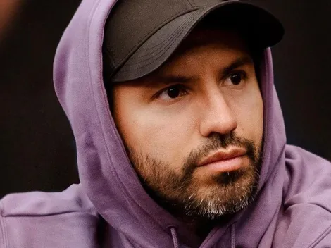Sergio Aguero joga poker em Punta del Leste