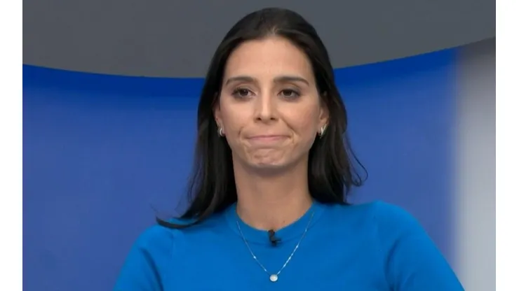 Foto: Reprodução/Sportv - Nadja Mauad durante o programa Bem, Amigos!, do Sportv