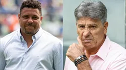 Fotos: Fernando Moreno/AGIF e Pedro H. Tesch/AGIF - Ronaldo e Renato: investidor do Cruzeiro tentou levar jogador do Grêmio