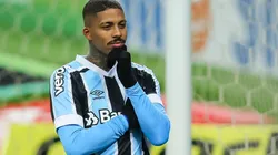 Pedro H. Tesch/AGIF - Jean Pyerre comemorando gol pelo Grêmio