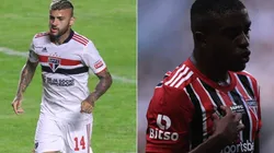 Fotos: Marcello Zambrana/AGIF e Ettore Chiereguini/AGIF - Liziero foi comparado com Méndez nas redes sociais