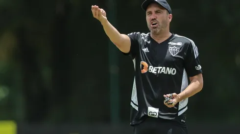 Foto: Pedro Souza / Atlético - Coudet dirigiu o Celta de Vigo (ESP) antes de chegar ao Galo.