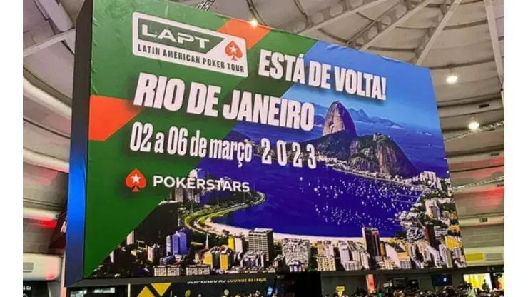 A primeira etapa do LAPT em 2023 será no Rio de Janeiro (Foto: Divulgação/BSOP)