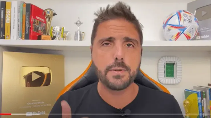 Reprodução/YouTube - Nicola solta bomba sobre o Palmeiras