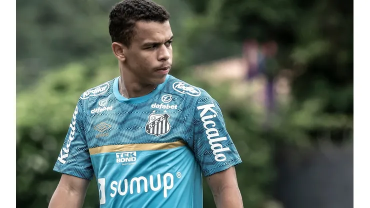 Foto: Ivan Storti/Santos FC - Sandry deve entrar no meio de campo para clássico diante do Palmeiras