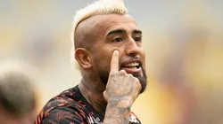 Foto: Jorge Rodrigues/AGIF - Vidal chegou ao Fla no meio de 2022.