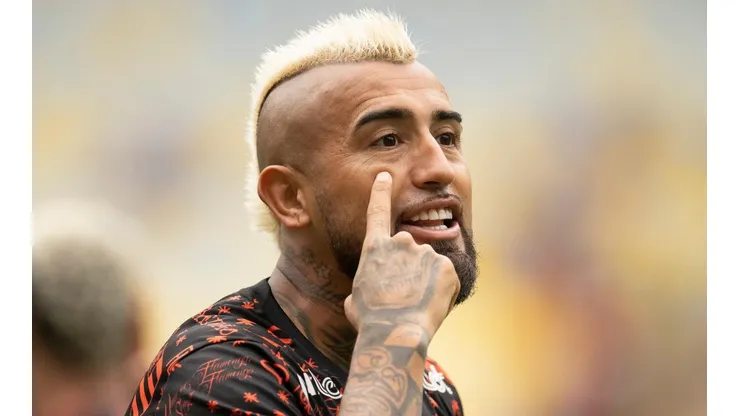 Foto: Jorge Rodrigues/AGIF - Vidal chegou ao Fla no meio de 2022.