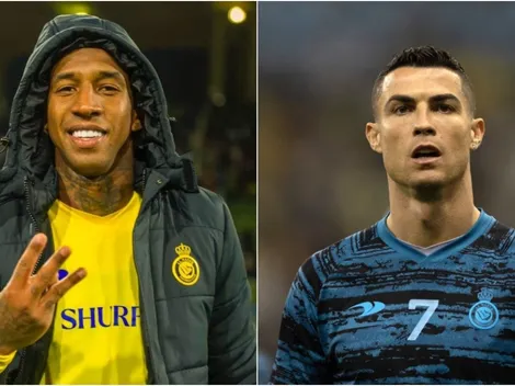 SITUAÇÃO INUSITADA! Cristiano Ronaldo parabeniza Talisca e 'detalhe' em fotos chama atenção