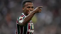 RJ - RIO DE JANEIRO - 24/07/2024 - BRASILEIRO A 2024, FLUMINENSE X PALMEIRAS - Arias jogador do Fluminense comemora seu gol durante partida contra o Palmeiras no estadio Maracana pelo campeonato Brasileiro A 2024. Foto: Thiago Ribeiro/AGIF