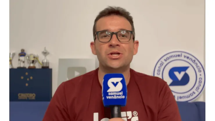 Samuel Venâncio, jornalista que cobre o Cruzeiro