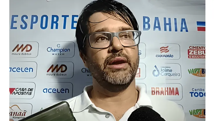 Foto: Reprodução/TV Bahia - Guilherme Bellintani é o presidente do Bahia