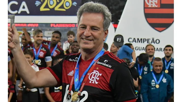 Thiago Ribeiro/AGIF - Landim, presidente do Flamengo.