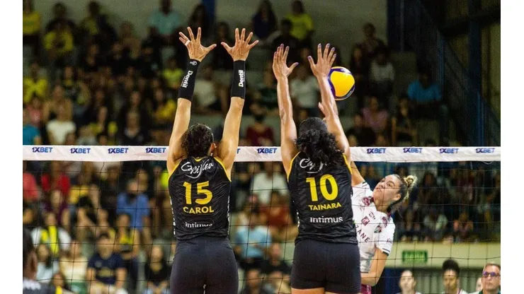 Carol e Tainara, ambas da Seleção, são destaques do líder Praia Clube