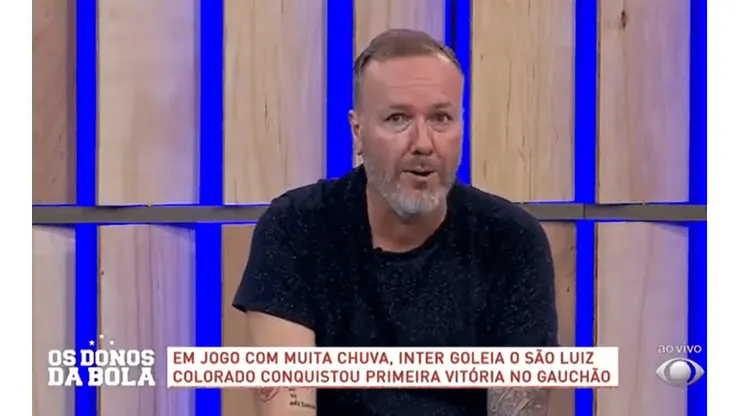 Foto: Reprodução/Bandeirantes - Baldasso: jornalista apontou o melhor uruguaio do RS
