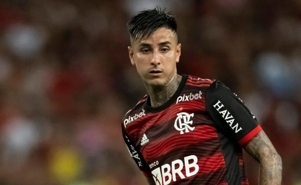 Pulgar é um dos destaques do Flamengo no ano. Foto: Jorge Rodrigues/AGIF.