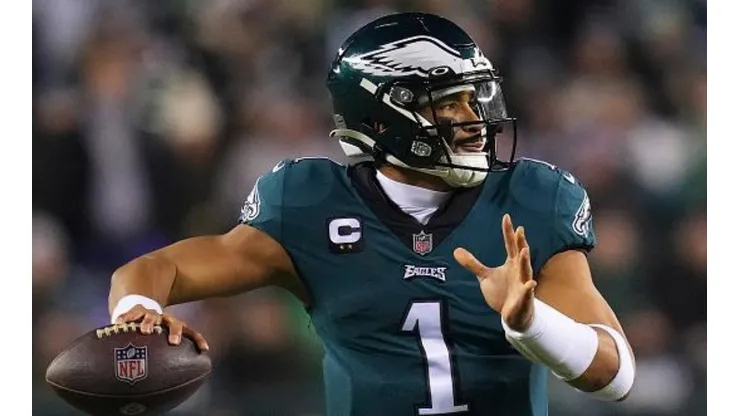 Jalen Hurts lidera o versátil ataque do Eagles