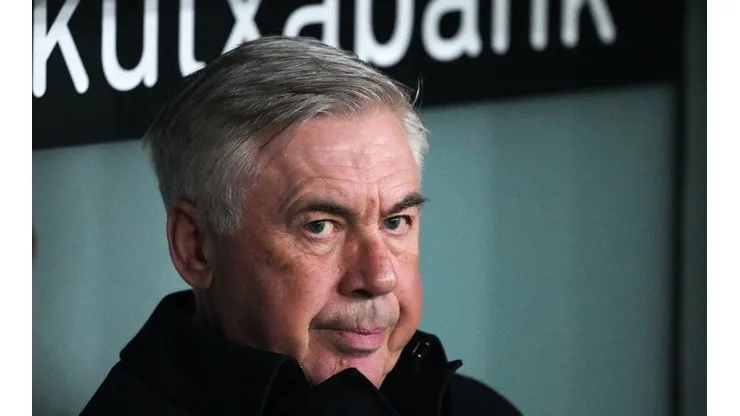 Getty Images. Ancelotti e diretoria do Real Madrid não chegam a acordo sobre a equipe