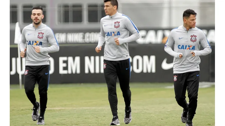 Treino do Corinthians no CT Dr. Joaquim Grava