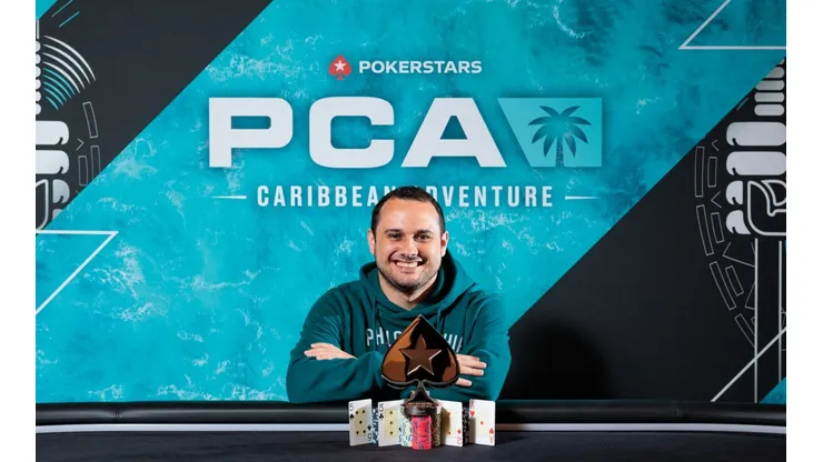 Gabriel Baleeiro venceu torneio de poker no PCA (Foto: Danny Maxwell/PokerStars)
