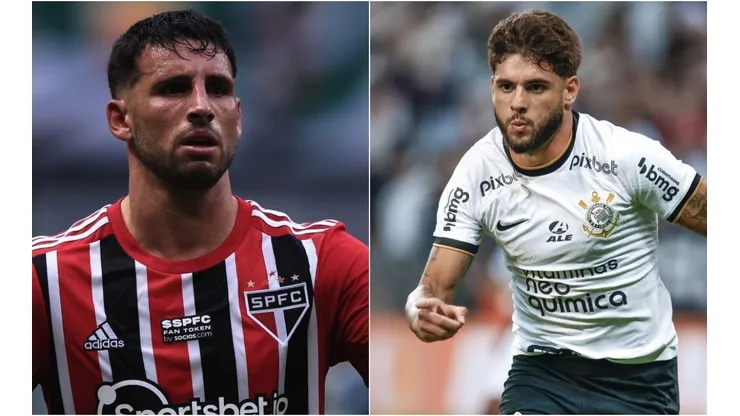 Fotos: Ettore Chiereguini/AGIF e Marcello Zambrana/AGIF - São Paulo e Corinthians se enfrentarão neste domingo