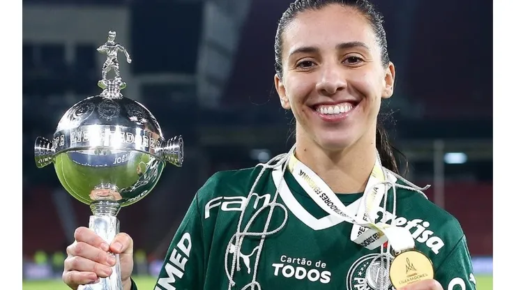 Foto: Divulgação/Conmebol - Júlia Bianchi foi campeã da Libertadores pelo Palmeiras