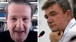 Foto Juca Kfouri: Reprodução - Foto Andrés Sanchez: Foto: Daniel Vorley/AGIF