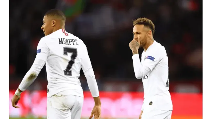 © Photo News/ Técnico do PSG revela é sincero sobre relação de Neymar e Mbappé após goleada.