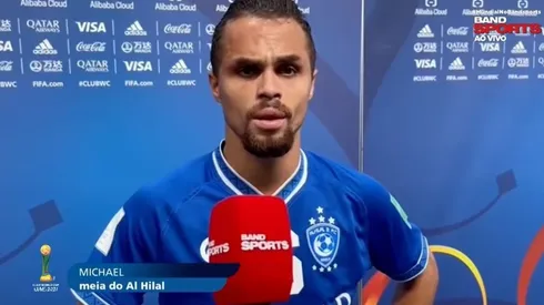 Foto: Reprodução/Bandsports - Michael, do Al-Hilal, interessa ao Palmeiras com aval de Abel