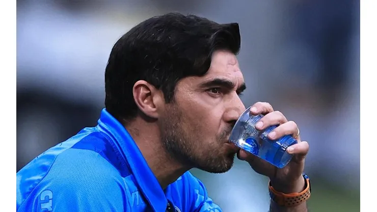 Agif/Ettore Chiereguini - Abel Ferreira reclama de diretoria em coletiva