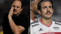 Fotos: Rubens Chiri / saopaulofc.net / Divulgação - Ceni e Neves: técnico abriu o jogo sobre situação do volante do São Paulo